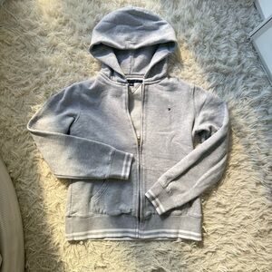 Tommy Hilfiger Gray Fleece-Lined Hoodie